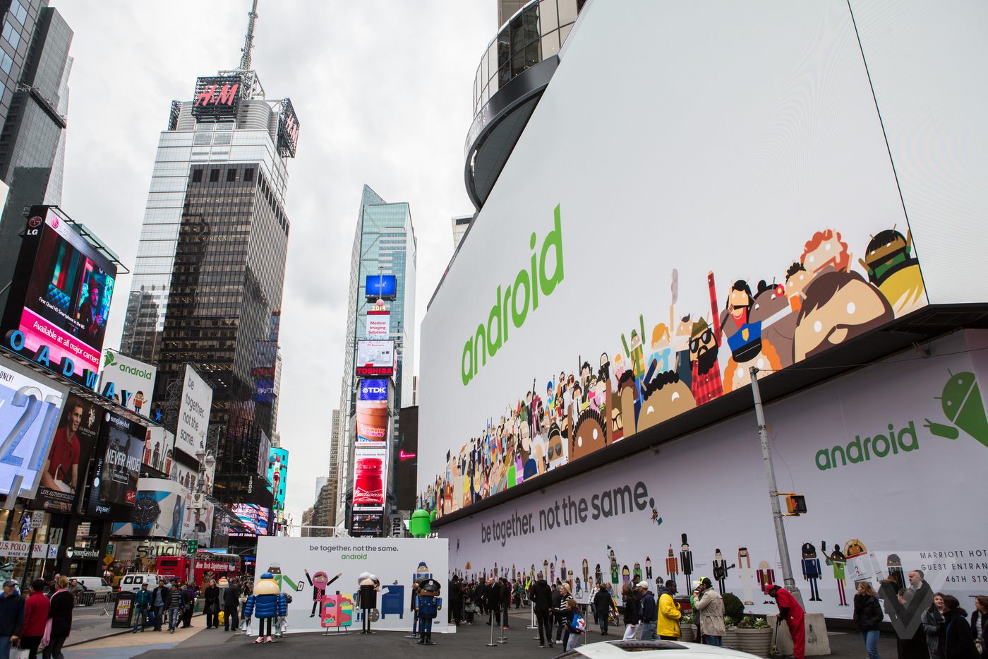 Justin Martin Google Androidify Times Square Experience